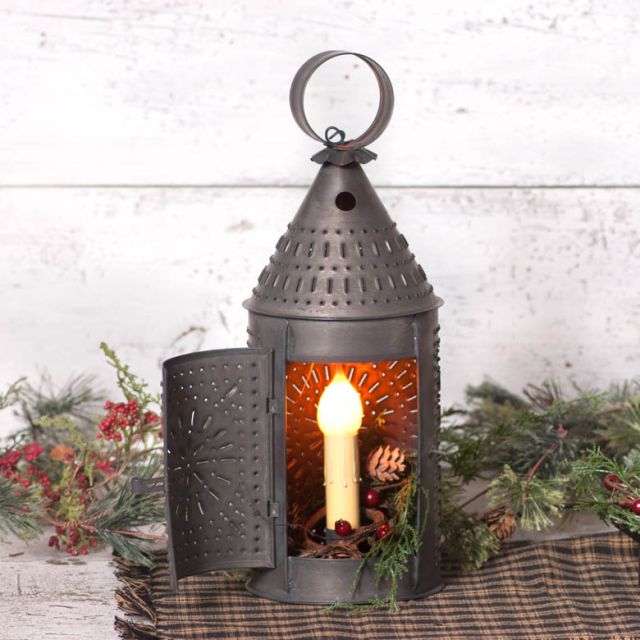 15-Inch Revere Lantern in Kettle Black - Made in USA - Brownsland Farm