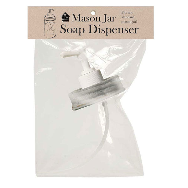 Mason Jar Soap Dispenser Lid - Antique Brass