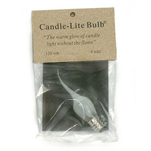 6 Watt Medium Candle-Lite Light Bulb - Box of 12