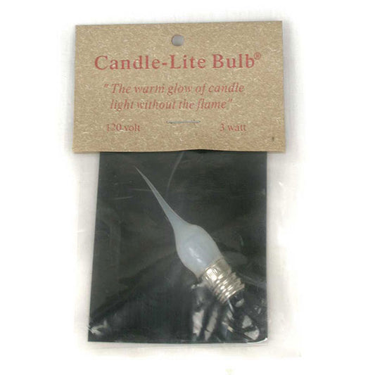 3 Watt Small Candle-Lite Light Bulb - Box of 12