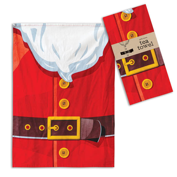 Santa Suit Tea Towel