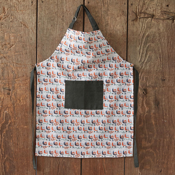Snakes and Snails Children's Apron
