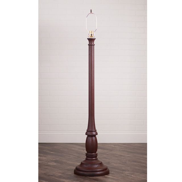 Brinton House Floor Lamp Base in Americana Red - Made in USA - Brownsland Farm