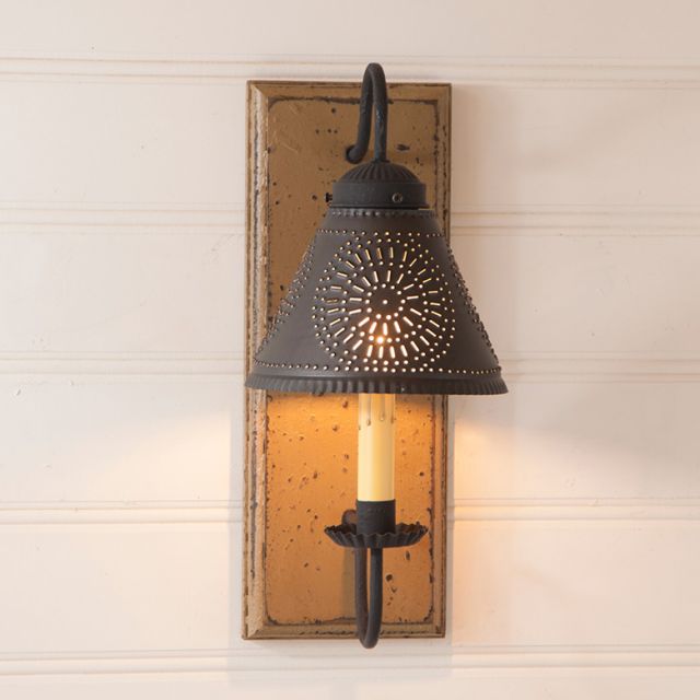 Crestwood Sconce in Pearwood - Made in USA - Brownsland Farm